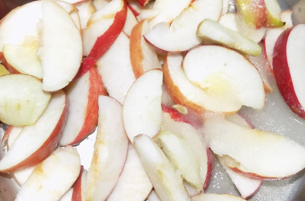 Fliačky zapekané s jablkami (fotorecept) - obrázok 2