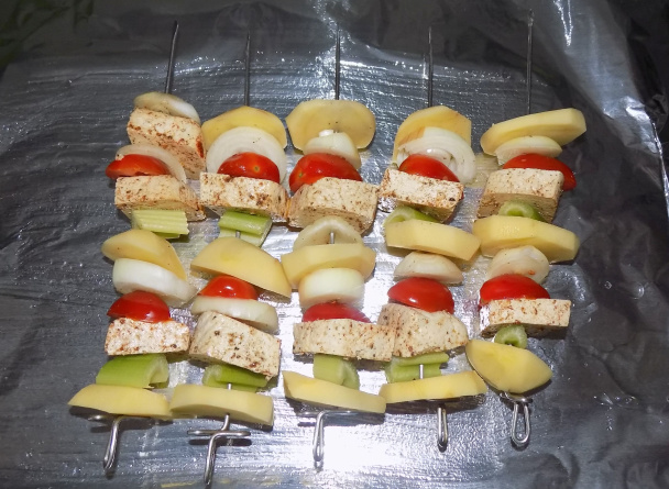 Zeleninové ražniči s tofu (fotorecept) - obrázok 4