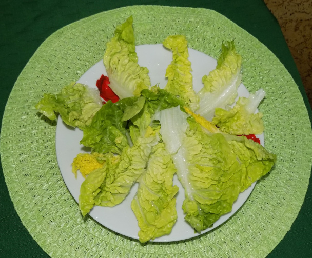 Zelený šalát so syrom (fotorecept) - obrázok 1