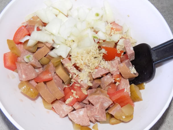 Rýchly špekáčikový šalát (fotorecept) - obrázok 2