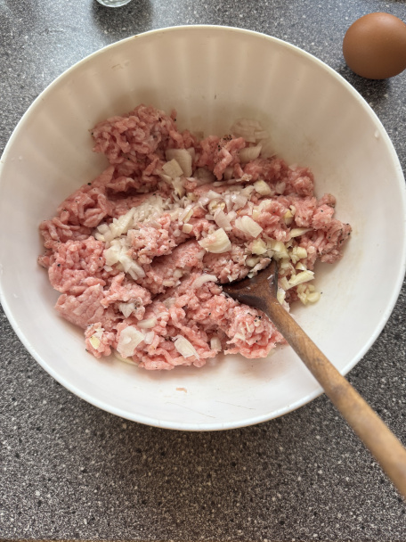Mäsové guľky v horčicovej omáčke (fotorecept) - obrázok 1