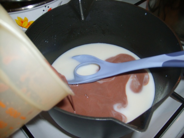 Karamelovo-čokoládový koláč (fotorecept) - obrázok 4