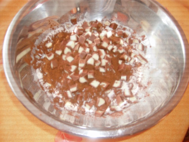 Muffiny s čokoládou Kinder (fotorecept) - obrázok 2