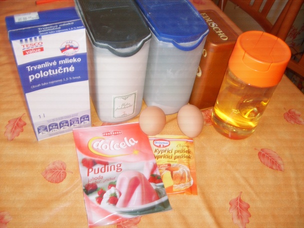 Trojfarebná pudingová bábovka (fotorecept) - obrázok 1