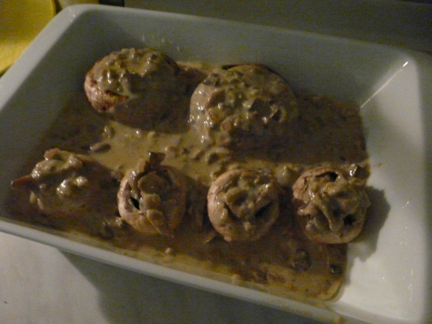 Plnené šampiňóny s hríbovo-syrovou omáčkou (fotorecept) - obrázok 4