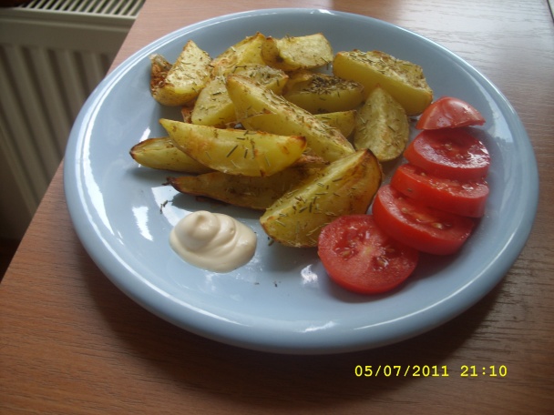 Pečené zemiaky s cottage cheesom - obrázok 5
