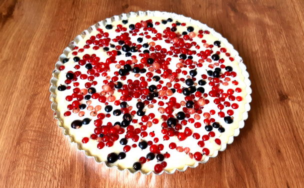 Tvarohový koláč s ríbezľami (fotorecept) - obrázok 3