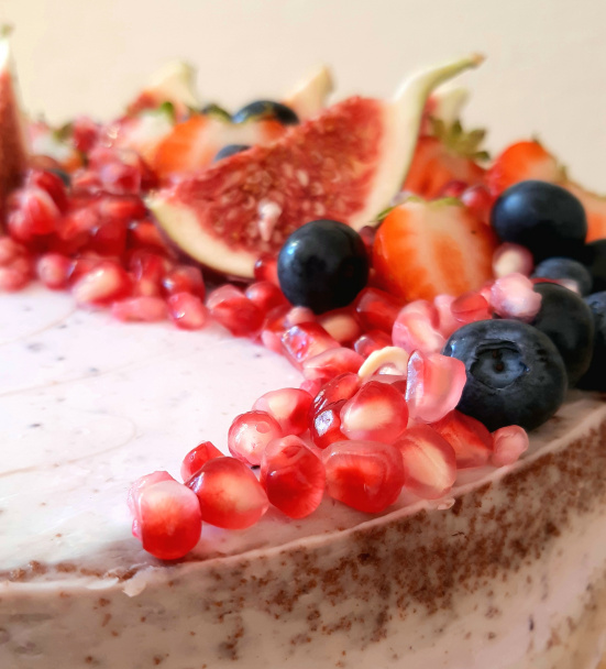 Polonahá čučoriedková torta so želé - obrázok 7