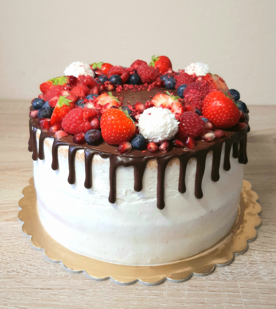 Elegantná ovocná torta - obrázok 5