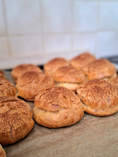 Choux à la crème craquelin (fotorecept) - obrázok 5