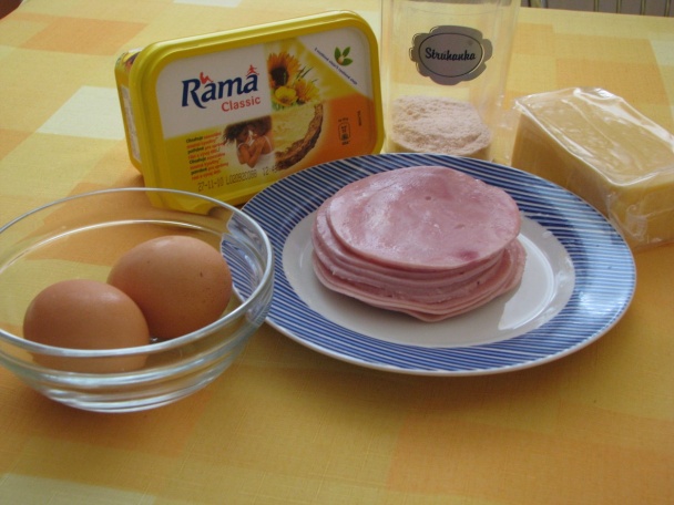 Zapečený syr so šunkou (fotorecept) - obrázok 1