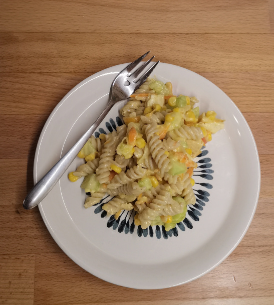 Cestovinový šalát s údeným tofu (fotorecept) - obrázok 5