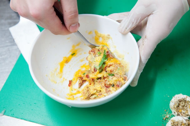 Paradajkový posúch so zeleninou a s kozím syrom (fotorecept) - obrázok 3