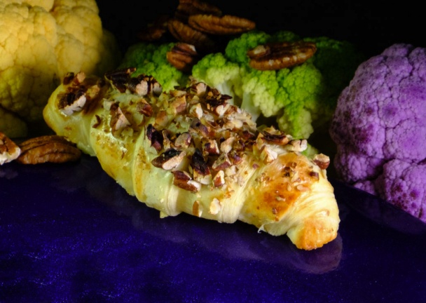 Karfiolový krém s pekanovým pečivom (fotorecept) - obrázok 3