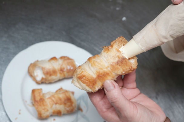 Trubičky s jablkovým snehom (fotorecept) - obrázok 3