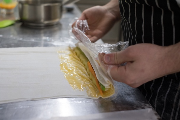 Zemiaková roláda s baby zeleninou (fotorecept) - obrázok 4