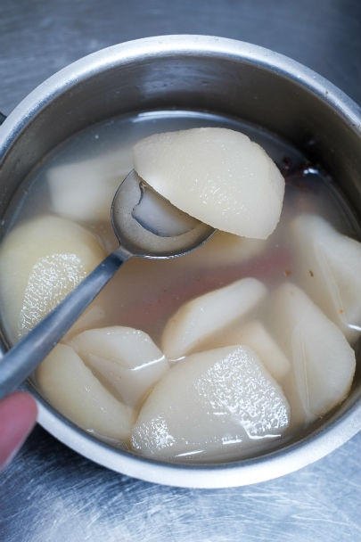 Hrušková polievka so syrovými guľkami (fotorecept) - obrázok 1