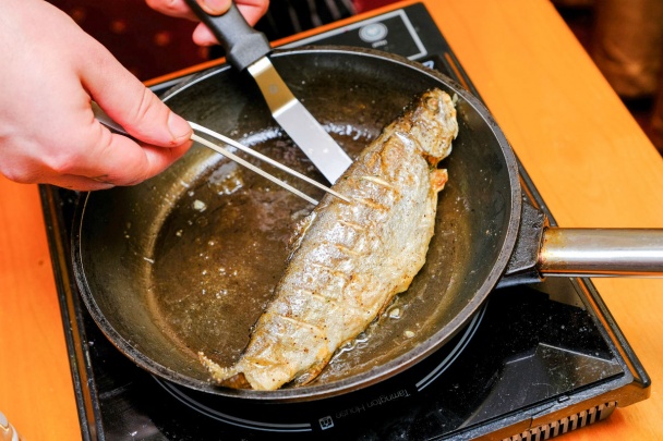 Pstruh na kvake s ďumbierovým medom (fotorecept) - obrázok 2