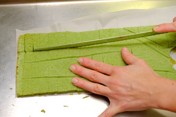 Pistáciová tortička s krémom diplomat (fotorecept) - obrázok 1