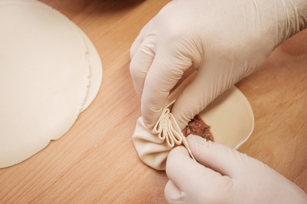 Kaukazské „chinkali“ s mäsovou plnkou (fotorecept) - obrázok 3