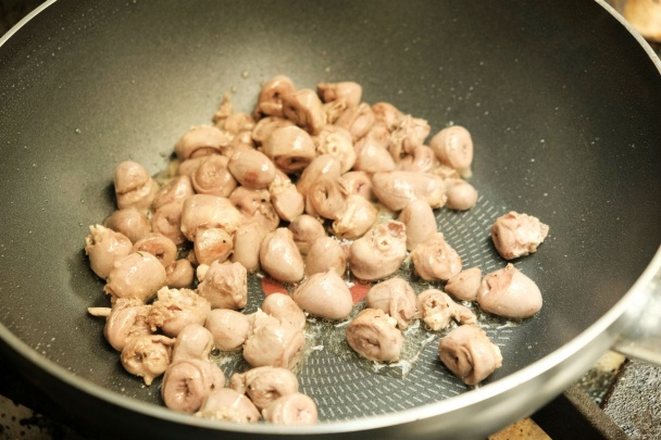 Ragú z kuracích srdiečok a zo zeleniny (fotorecept) - obrázok 1