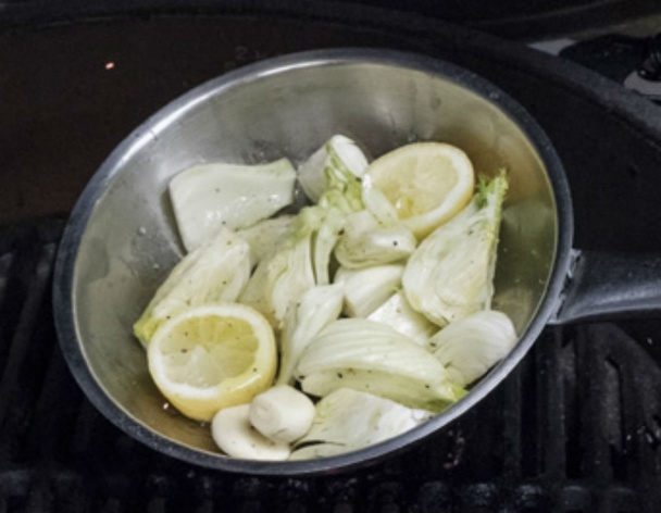 Morský vlk s feniklom, zemiakmi a citrónovým maslom (fotorecept) - obrázok 3