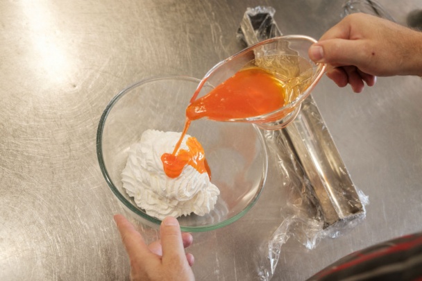 Čokoládové suflé s pomarančom a mrveničkou (fotorecept) - obrázok 2