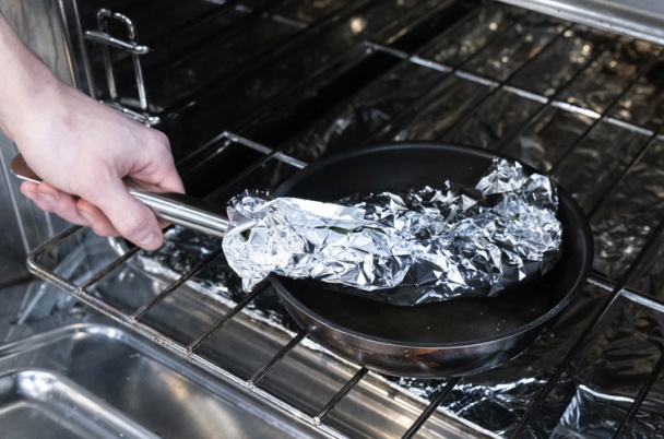 Pečený baklažán s cibuľovým pyré (fotorecept) - obrázok 2