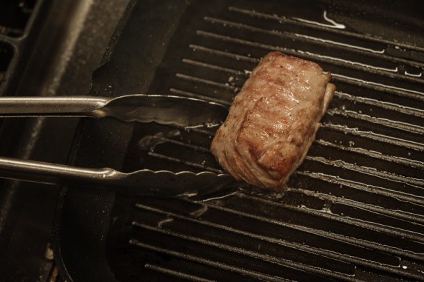 Panenka v pizza ceste s rukolovým šalátom (fotorecept) - obrázok 2