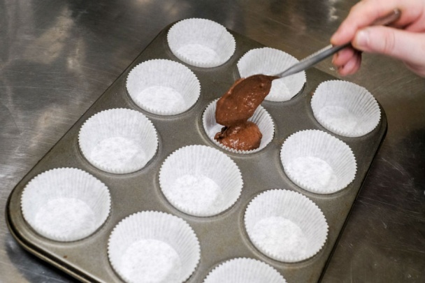 Fazuľové muffiny s horkou čokoládou (fotorecept) - obrázok 4