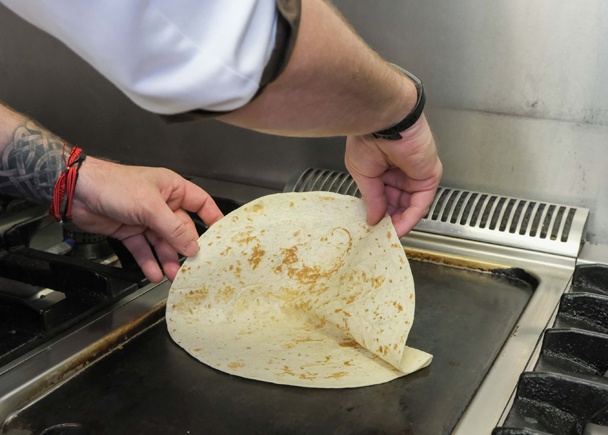 Tortilla s baby špenátom a so syrom (fotorecept) - obrázok 2