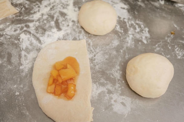 Zemiakové gule s mangovou plnkou (fotorecept) - obrázok 3