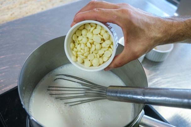 Dezert z tapioky, bielej čokolády a kešu orieškov (fotorecept) - obrázok 2