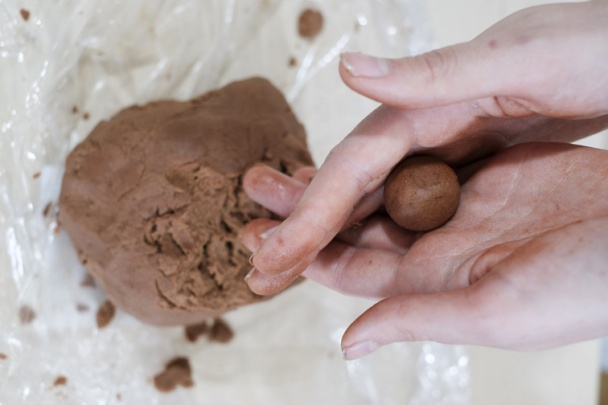 Nugátové guľky s marcipánom a kokosom (fotorecept) - obrázok 2