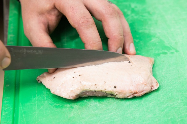 Kačacie prsia na pomarančoch a šalvii, roláda z lokše a dusenej červenej kapusty (fotorecept) - obrázok 2