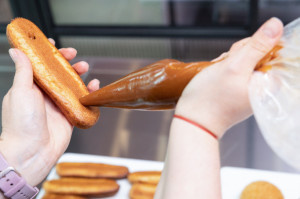 Éclairs so slaným karamelom (fotorecept) - obrázok 7