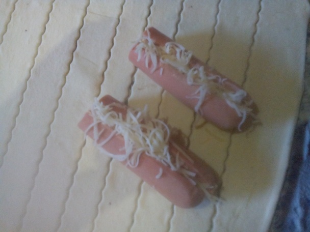 Hotdog v lístkovom ceste (fotorecept) - obrázok 2