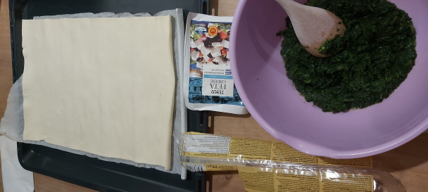 Rýchly jednoduchý špenátový koláčik (fotorecept) - obrázok 2