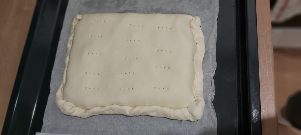 Rýchly jednoduchý špenátový koláčik (fotorecept) - obrázok 5