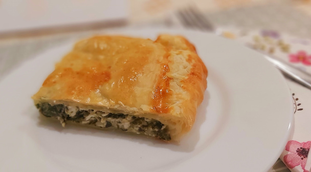 Rýchly jednoduchý špenátový koláčik (fotorecept) - obrázok 9