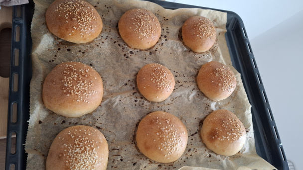 Domáce kváskové žemle (fotorecept) - obrázok 6