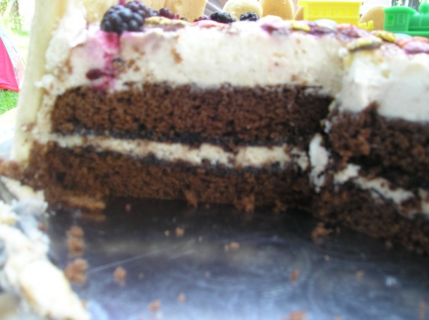 Gaštanovo-smotanová torta - obrázok 2