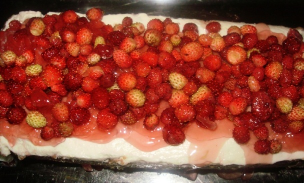 Koláčik s lesnými jahôdkami (fotorecept) - obrázok 6