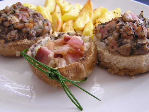 Plnené šampiňóny (fotorecept) - obrázok 4