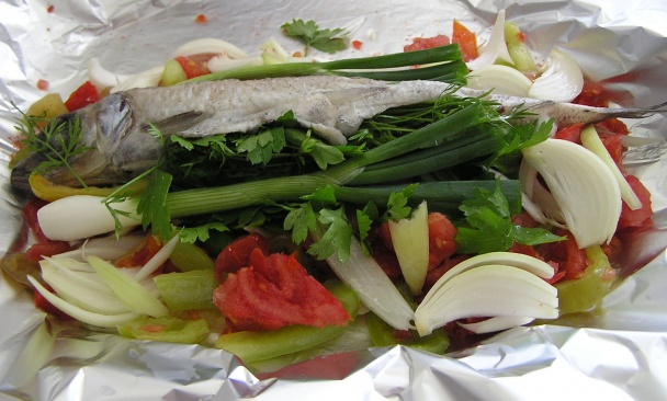 Pečená ryba v alobale (fotorecept) - obrázok 1
