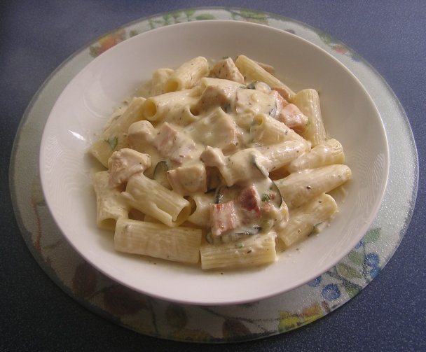 Smotanové kura s cestovinou  - obrázok 3