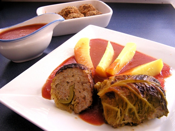 Plnený kelový list s rajčinovou omáčkou (fotorecept) - obrázok 8