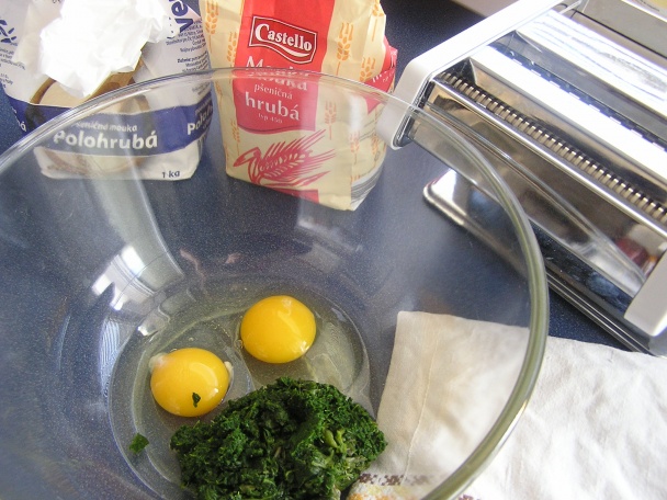 Špenátové rezance s nivovou omáčkou (fotorecept) - obrázok 1