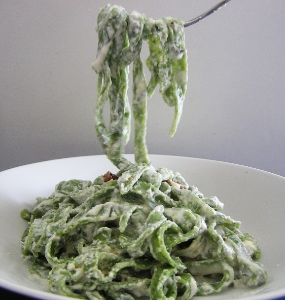 Špenátové rezance s nivovou omáčkou (fotorecept) - obrázok 12