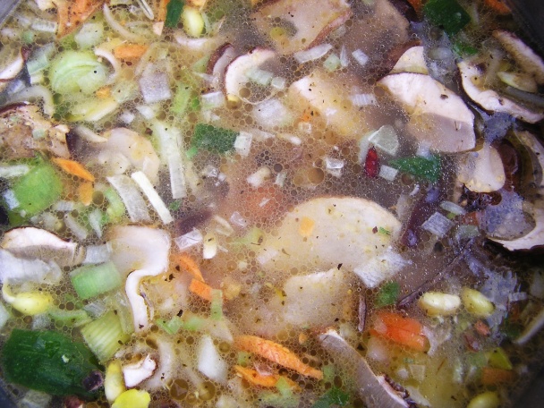 Kuracia polievka so zelenými rezancami (fotorecept) - obrázok 4